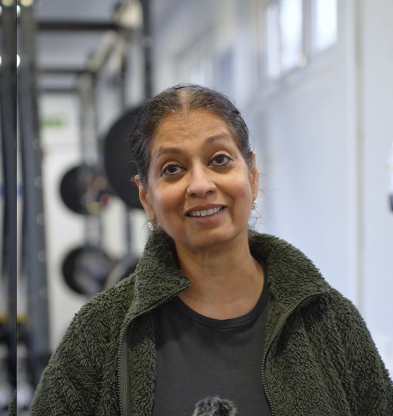 Personal training in Bedford – friendly coach supporting client through consistent progress.