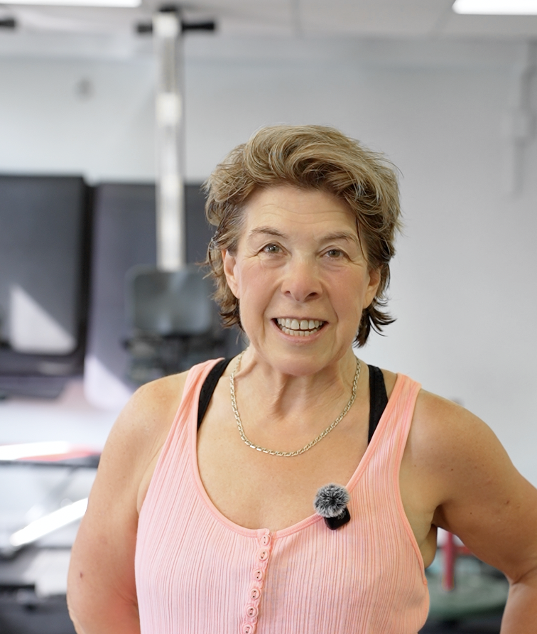 Kate smiling after her session – personal training in St Albans helped her recover from a shoulder injury and stay active with confidence.