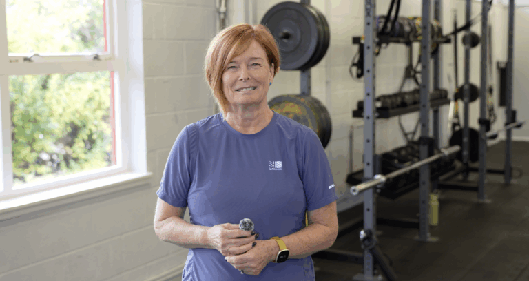 Janet sharing her experience with personal training at The Training Gyms in Milton Keynes after knee replacements